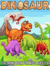 Dinosaur Coloring Book for Kids Ages 3-6