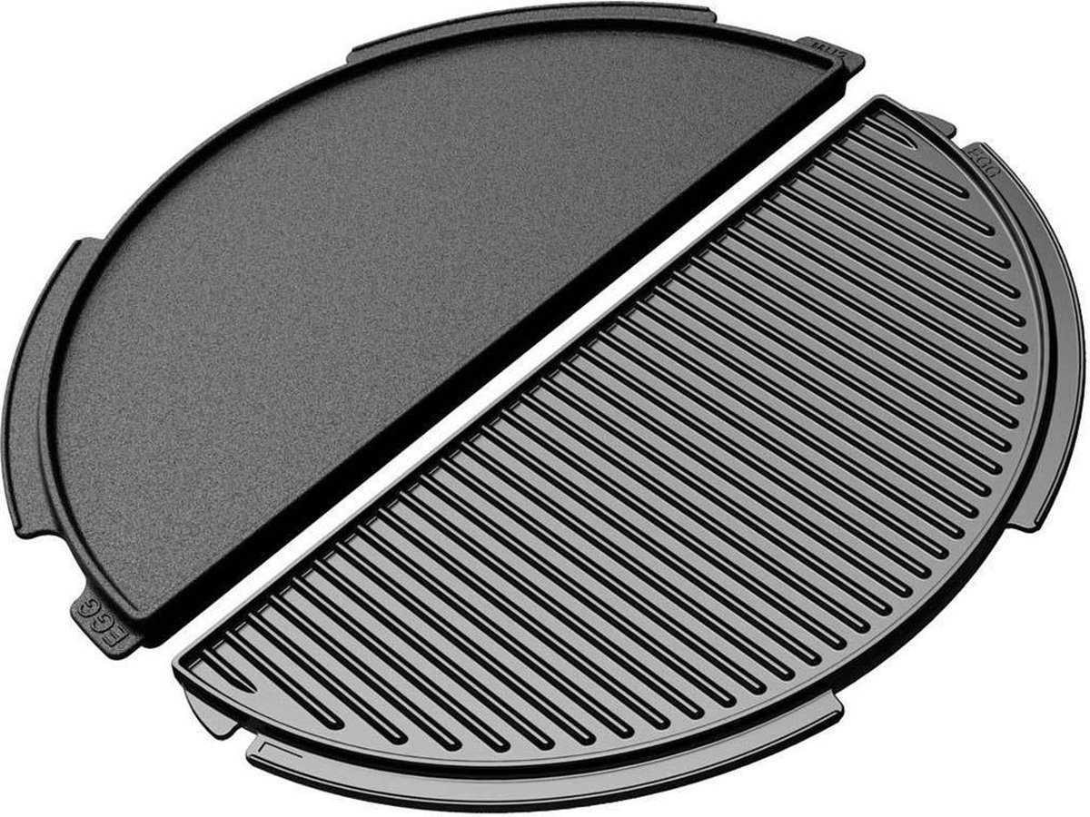 Big Green Egg Half rond - Gietijzeren - Grillplaat - Bakplaat