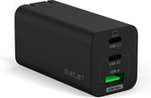 ELECJET X21 Oplader Apple Laptops | Voedingsadapter | GaN 65W PD(PPS)Charger Zwart | Apple Airbook MacBook Air, MacBook Pro iPad iPhone Apple Watch AirPod Charger | Multi-oplader