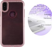 BackCover Layer TPU + PC - Telefoonhoesje - Hoesje voor Apple iPhone Xs Max - Roze