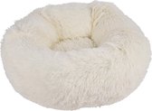 Kattenmand-Hondenmand-Fluffy rond 55cm ecru