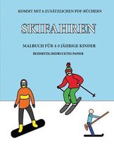 Malbuch fur 4-5 jahrige Kinder (Skifahren)