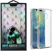 Backcover Anti-Shock TPU + PC - Telefoonhoesje - Hoesje  Huawei Mate 20 Pro - Transparant