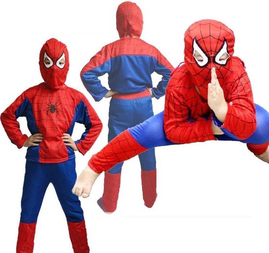 Spiderman Pak Kind™ - Maat M, 110-116 - RUBIES UK
