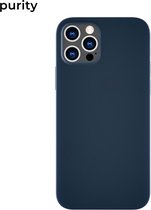 Purity Ultra Dun Backcover Hoesje voor iPhone 12 / 12 Pro - Blauw