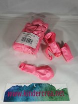 latex ballon Licht rosé 50 stuks , 27 cm kindercrea