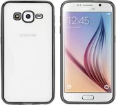 Hoesje CoolSkin Bumper Clear - Telefoonhoesje Samsung J5 - Zwart