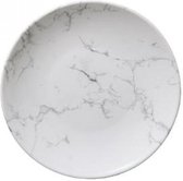 6 Assiettes marbre - diamètre 20 cm x hauteur 2 cm