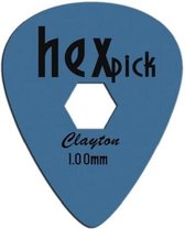 Clayton Hexpick plectrums 1.00 mm 6-pack