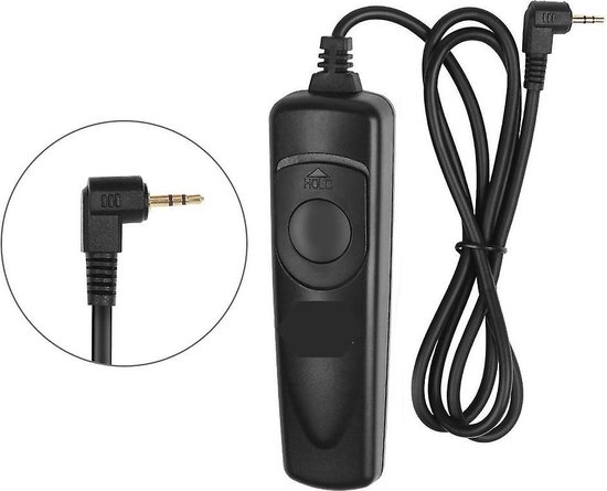 Cuely draadontspanner RS-60E3 remote shutter release cord voor Canon 800D 80D 90D 850D 2000D 1300D 1200D 1100D M5 R6 en meer - Cuely