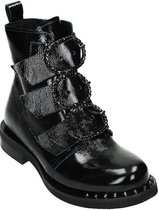 Just Juice Shoes - dames enkellaars - zwart - maat 37