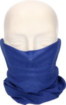 Multifunctionele morf sjaal indigo blauw - Gezichts bedekkers - Maskers voor mond - Windvangers