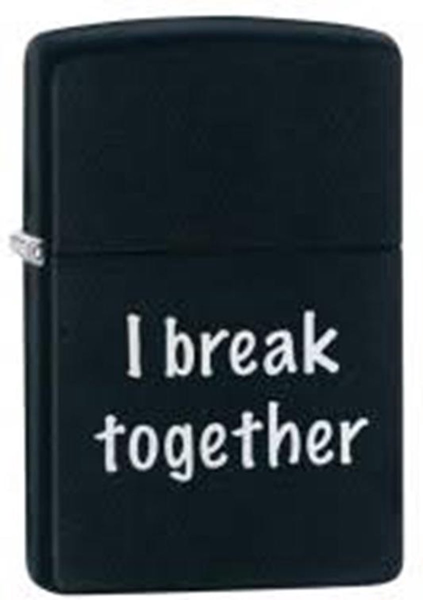 Goedkoopste Aansteker Zippo Together Break Together