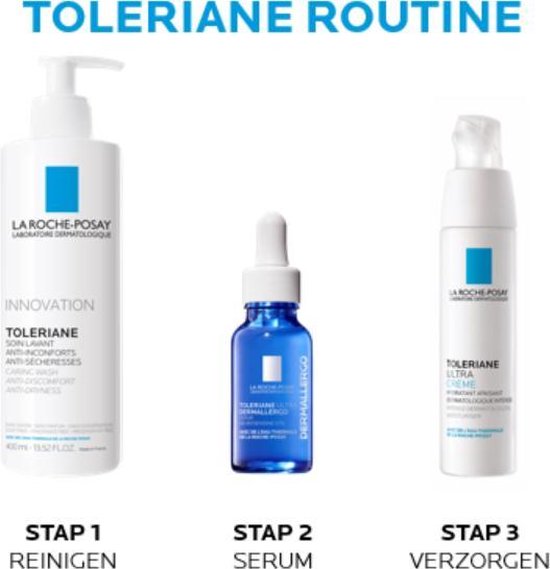 La Roche-Posay Toleriane Hydraterende wascrème - Gezichtreinigingsmiddel - voor een gevoelige huid - 400ml