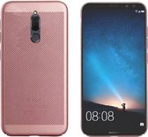 Backcover Holes - Telefoonhoesje - Hoesje voor voor Huawei Mate 10 Lite Rose - Goud