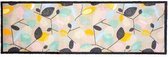 1x Coryl Binnenmat Sweet | Bladeren Geel | 150x50cm| Decoratieve mat - Antislip - Zachte mat - Vloerkleed