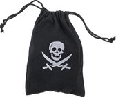FUNIDELIA Piraten tas voor vrouwen en mannen Zeerover - Zwart