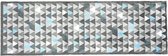 1x Coryl Binnenmat Sweet | Driehoeken | 150x50cm| Decoratieve mat - Antislip - Zachte mat - Vloerkleed