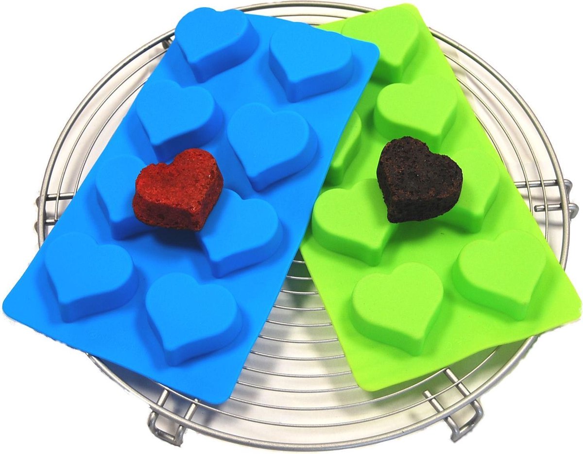 Vorm Muffin - Hart - Cake - Chocolade - Fondant - Klei