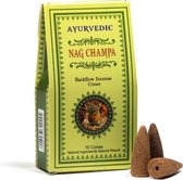 Ayurvedische Nag Champa backflow wierookkegels