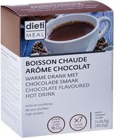 Dieti Warme Chocolade - 7 stuks - Drinkmaaltijd