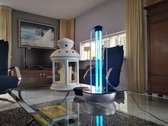 Desinfectie Lamp Room 360º - UV licht sterilisator met Ozon geurverwijderaar - beweging sensor -  hygiënische ontsmetting met frisse geur voor thuis - flexplekken - kantoor - publi