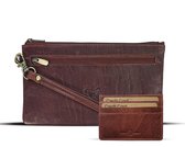 Safekeepers portemonnee Mobiel Clutch Bruin