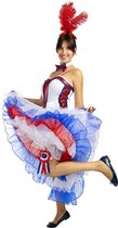 FUNIDELIA Moulin Rouge kostuum voor vrouwen - Maat: L - Wit