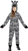 FUNIDELIA Zebra kostuum - 5-6 jaar (110-122 cm)