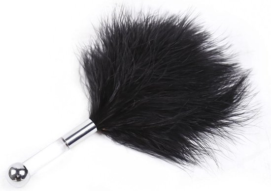 Banoch | Plume de tantra noire | plume caressante noire