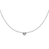 LOUVABEL - Ketting - Zilver - Hart - Stainless Steel