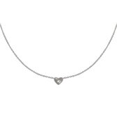 LOUVABEL - Ketting - Zilver - Hart - Stainless Steel