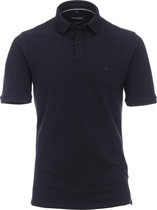 CASA MODA comfort fit poloshirt - stretch - marine blauw - Maat: 3XL