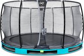EXIT Elegant Premium inground trampoline rond ø427cm - blauw