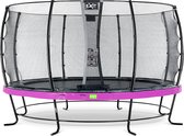 Trampoline EXIT Elegant ø427cm avec filet de sécurité Economy - violet