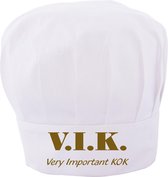 Benza Koksmuts voor volwassenen - V.I.K. Very Important Kok