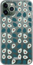 6F hoesje - geschikt voor iPhone 11 Pro -  Transparant TPU Case - Avocado's #ffffff