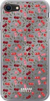 6F hoesje - geschikt voor iPhone 8 - Transparant TPU Case - Cherry's #ffffff