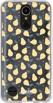 6F hoesje - geschikt voor LG K10 (2017) -  Transparant TPU Case - Pears #ffffff