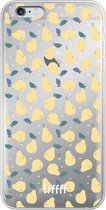 6F hoesje - geschikt voor iPhone 6s Plus -  Transparant TPU Case - Pears #ffffff