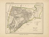 Historische kaart, plattegrond van gemeente Baarn in Utrecht uit 1867 door Kuyper van Kaartcadeau.com