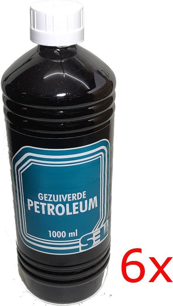 moeder Dageraad Caius 6X Gezuiverde Petroleum fles 1 liter | bol.com