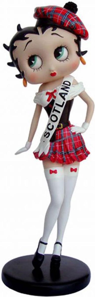 Betty Boop Scotland Beeldje