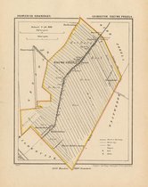 Historische kaart, plattegrond van gemeente Nieuwe Pekela in Groningen uit 1867 door Kuyper van Kaartcadeau.com