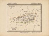 Historische kaart, plattegrond van gemeente Stamproij in Limburg uit 1867 door Kuyper van Kaartcadeau.com