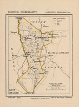 Historische kaart, plattegrond van gemeente Hoogeloon c.a. in Noord Brabant uit 1867 door Kuyper van Kaartcadeau.com