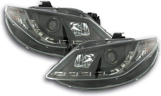 Koplampen Daylight LED TFL optica Seat Ibiza 6J Type Bj. 08- zwart | bol.com