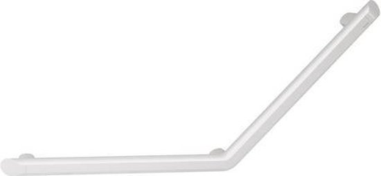 Support d'angle 135° Be- Line Ø35 400x400 3 points aluminium blanc