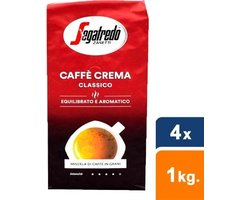 Segafredo Caffe crema classico Bonen - 4 x 1 kg