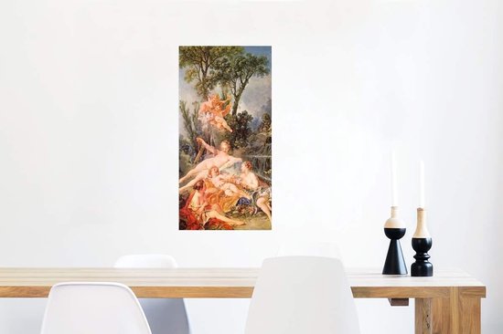 Amor capturé - Peinture de François Boucher 60x120 cm